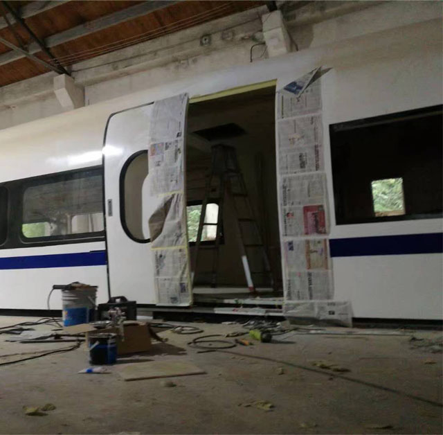 东台市高铁模型