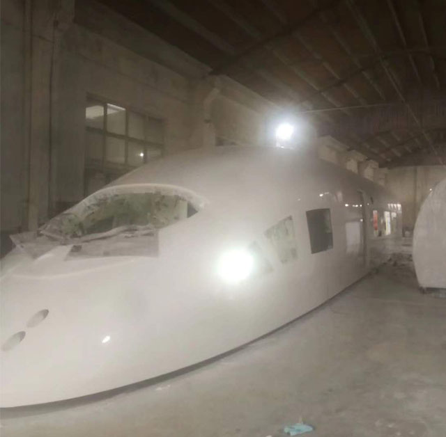 东台市高铁模型